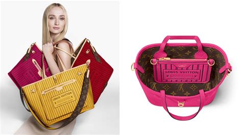 Sophie Turner for Louis Vuitton's 'Neverfull Inside Out' Bag Ad 